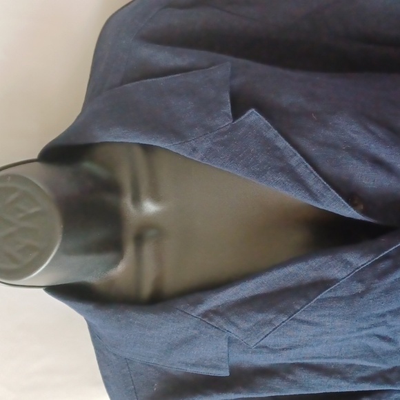 Vintage Sag Harbor Lightweight Blue pink Floral Embroidered Blazer - Picture 2 of 7